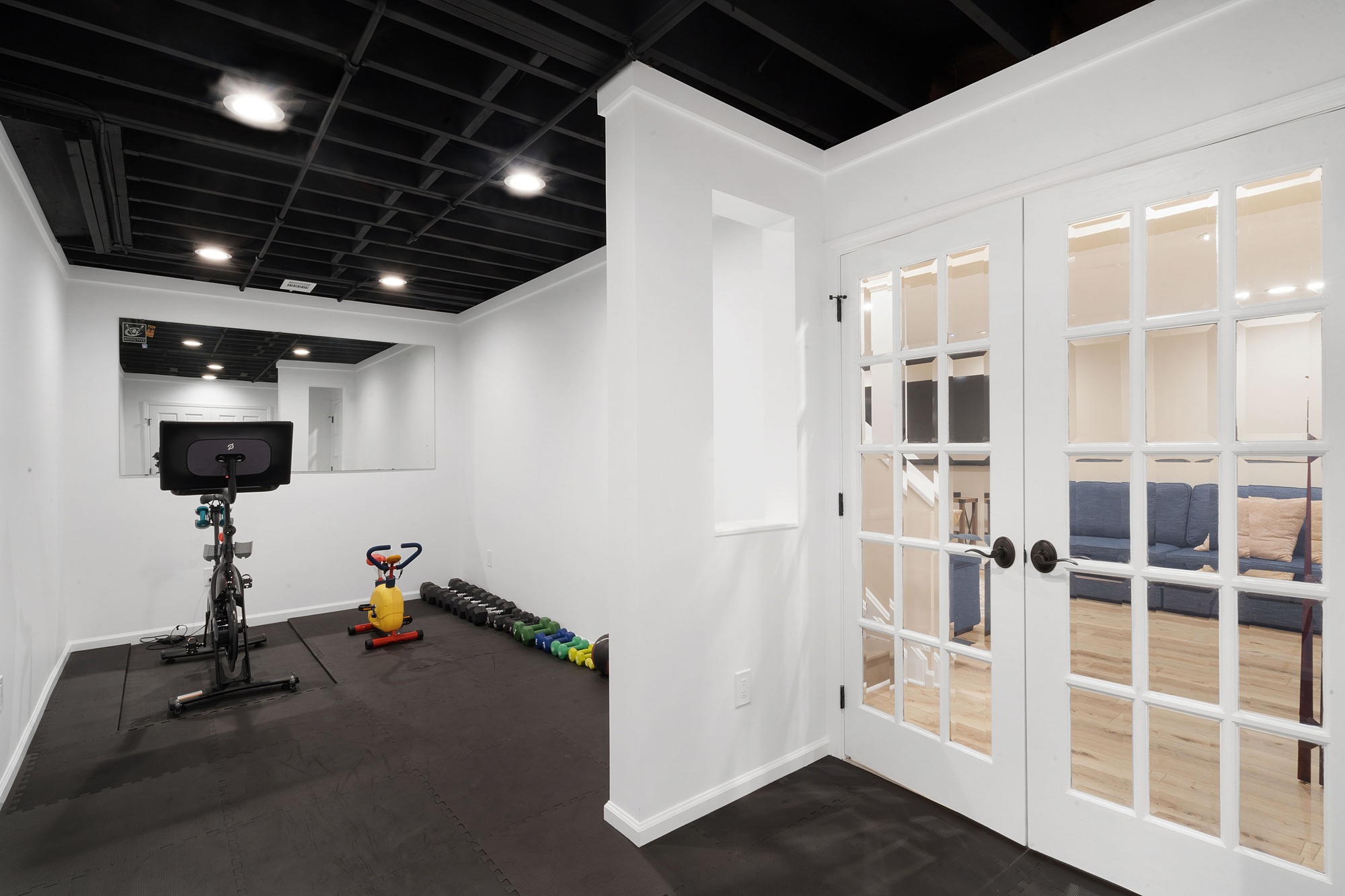 Home Gym in New Jersey Basement Remodel Home Gym in New Jersey Basement Remodel