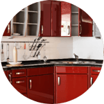 Metal kitchen cabinets in Parsipanny, NJ kitchen remodel