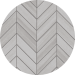 Chevron floor tile for bathroom remodel in New Jersey