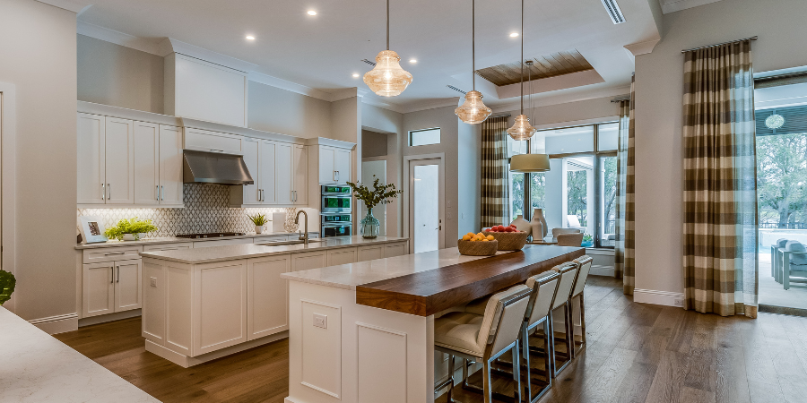 Dual Kitchen Islands