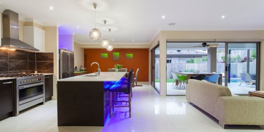 smooth flooring layout