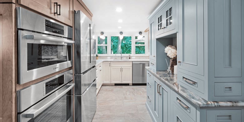 Kitchen Renovation with Integrated Appliances and Custom Storage in New Jersey
