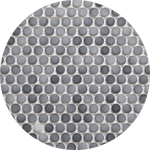 Penny round tile for bathroom remodel in New Jersey