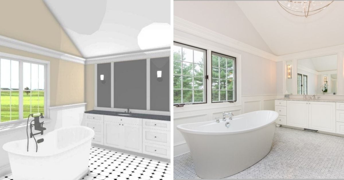 Before and After Bathroom