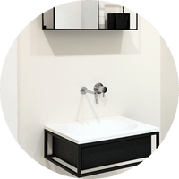 Wall mounted sink