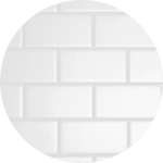 White subway tiles for a bathroom backsplash in New Jersey