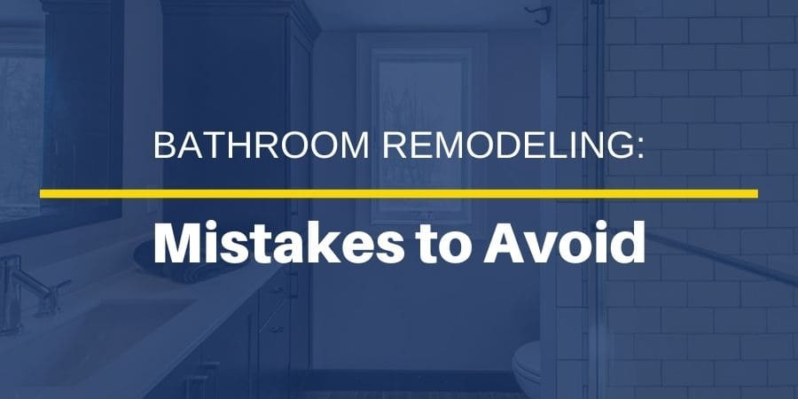 Mistakes To Avoid When Remodeling Your New Jersey Bathroom Jmc