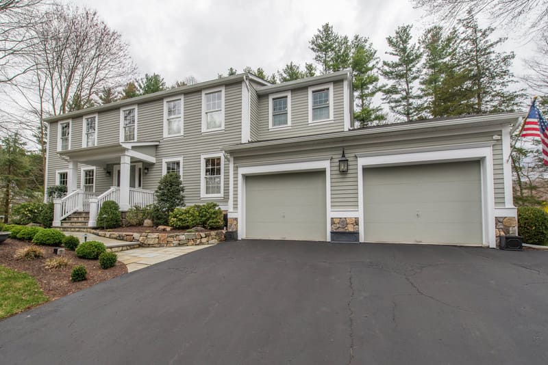 Boonton New Jersey Exterior Closet Addition Over Garage remodeled by JMC Home Improvement Specialists