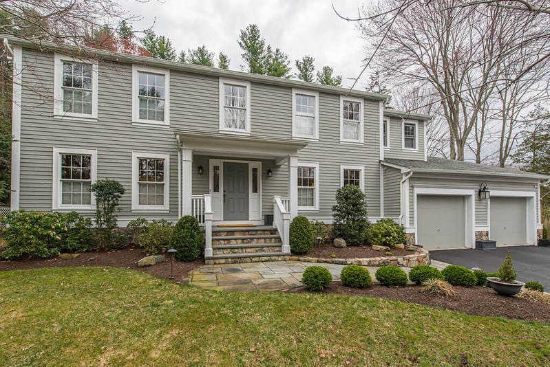 Boonton New Jersey Exterior Closet Addition in Morris County Over Garage remodeled by JMC Home Improvement Specialists