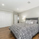 Gray bedroom remodel In Randolph, NJ renovated by JMC Home Improvement Specialists