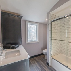 New Jersey Industrial Bathroom Remodel