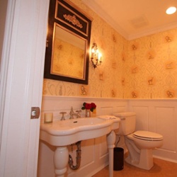 New Jersey Wall-Paneled Powder Room