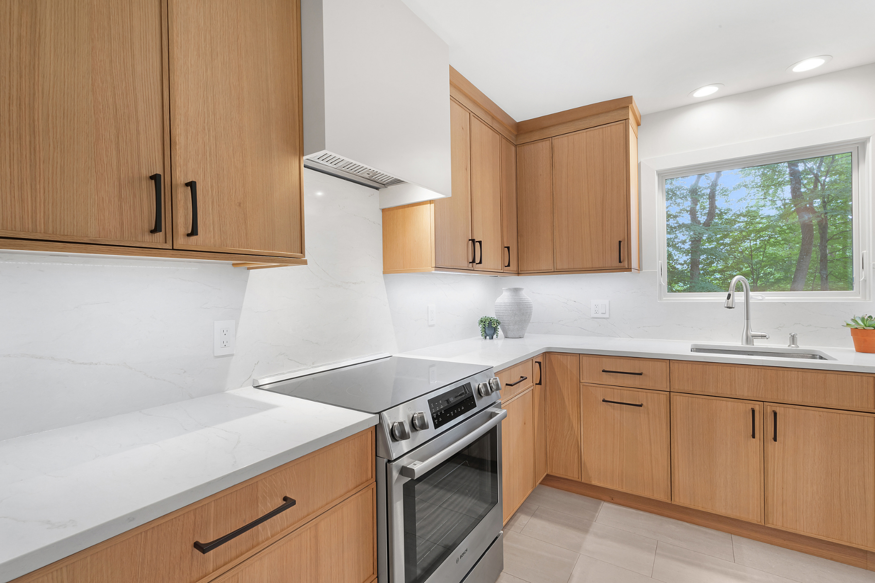 Light and Functional Randolph New Jersey Kitchen Remodel
