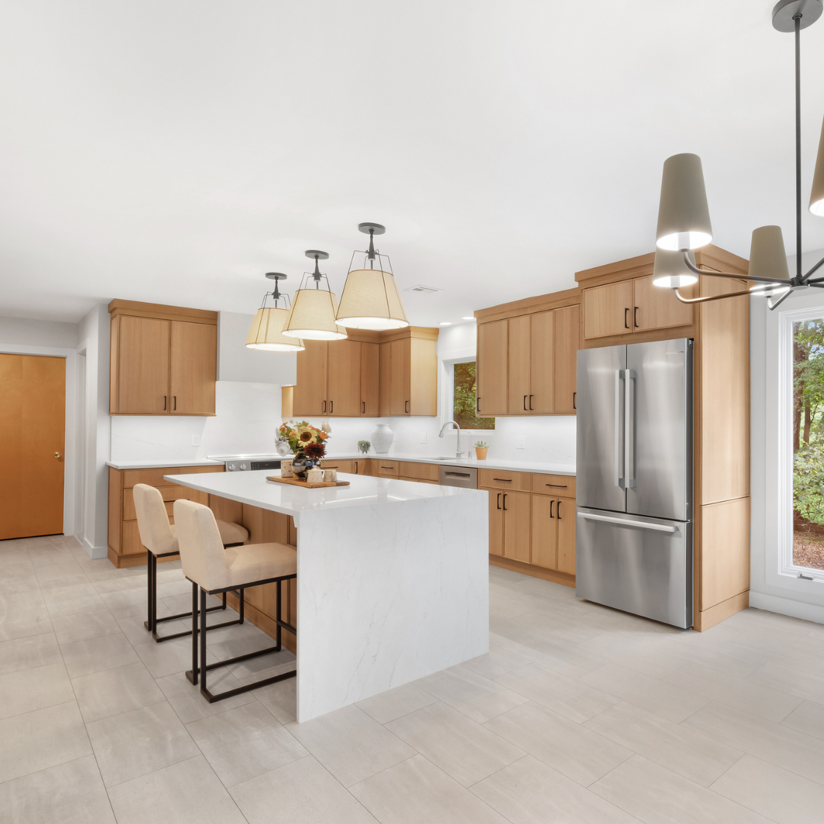 Light and Functional Randolph Kitchen Remodel