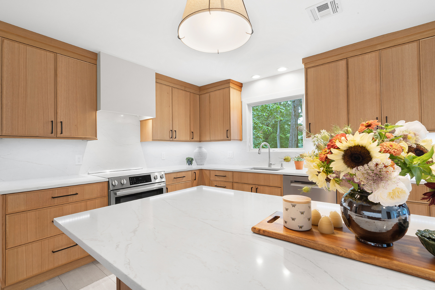 Light and Functional Randolph New Jersey Kitchen Remodel