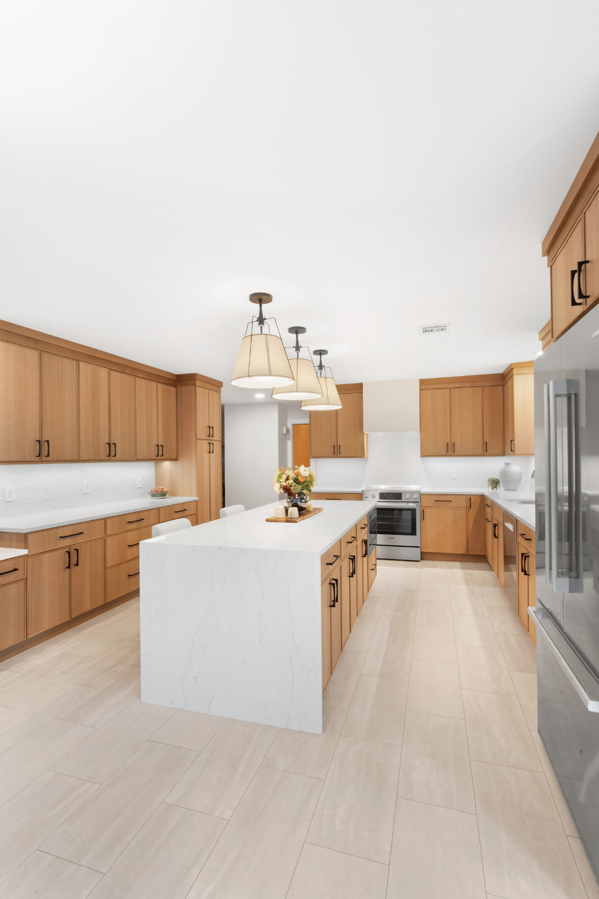 Light and Functional Randolph New Jersey Kitchen Remodel