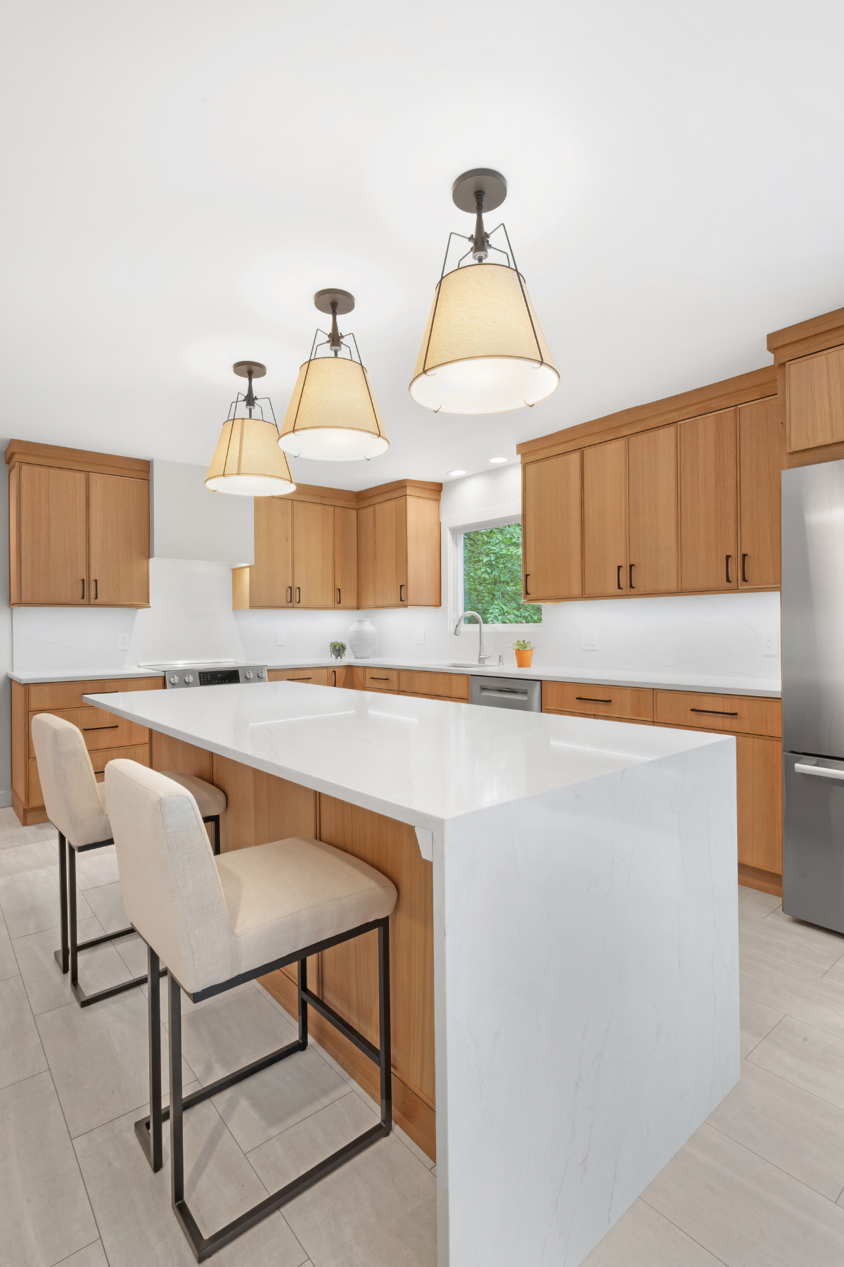 Light and Functional Randolph New Jersey Kitchen Remodel