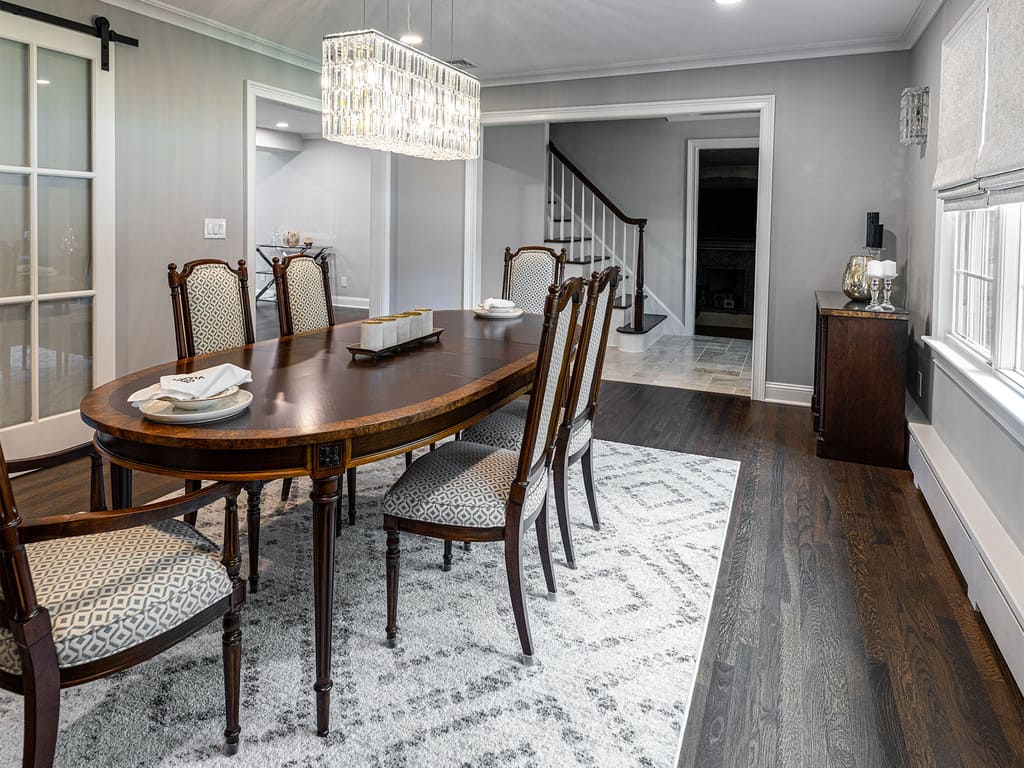 Dining room remodel in West Caldwell, NJ renovated by JMC Home Improvement Specialists