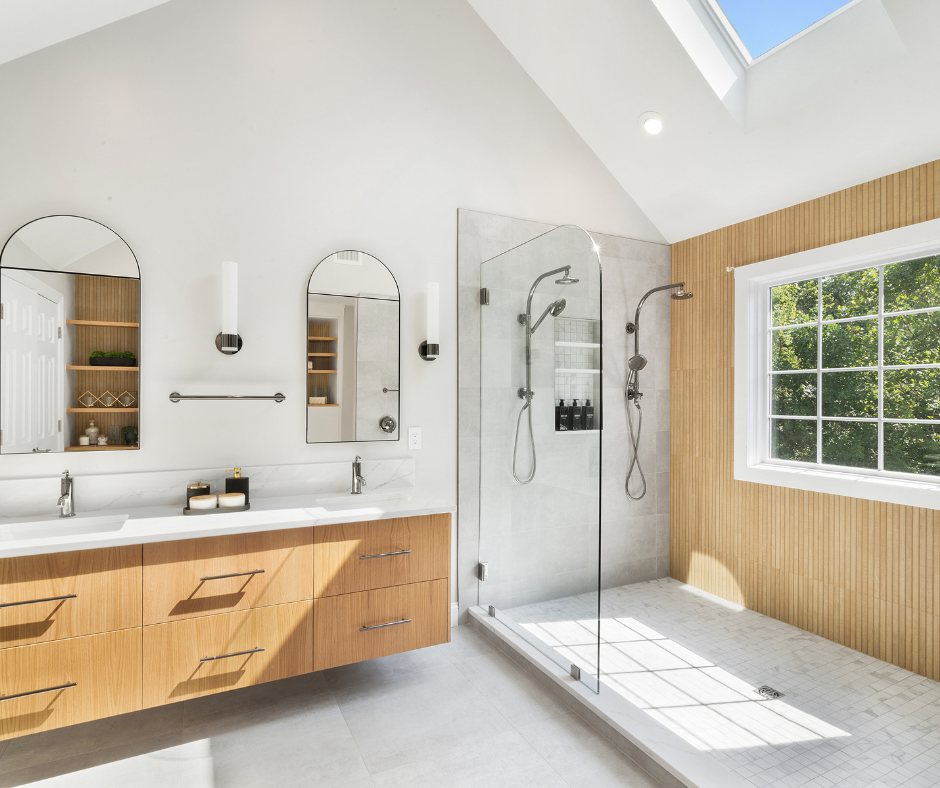 A Bright, Spacious, and Airy Primary Bath Remodel Towaco, NJ