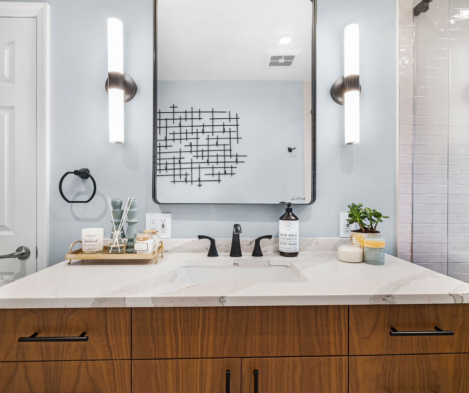 Earthy Bathroom Remodel Montville, NJ
