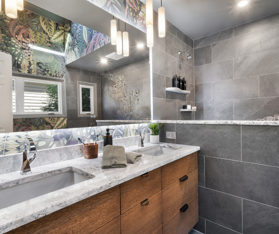 Eclectic Bathroom Remodel West Orange, NJ