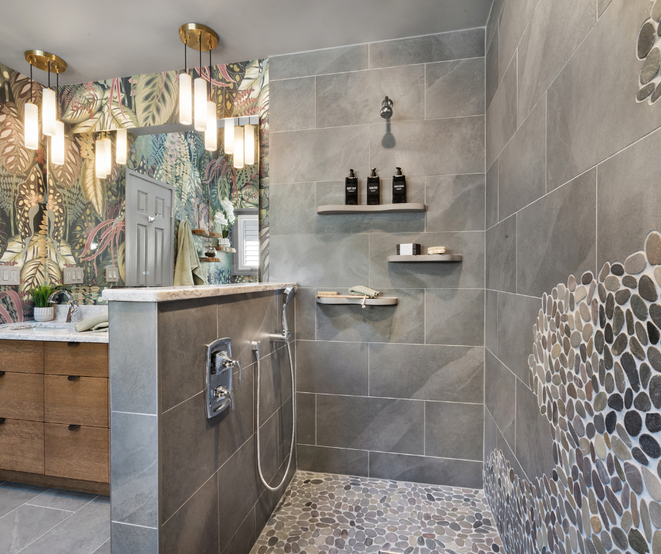 Eclectic Bathroom Remodel West Orange, NJ