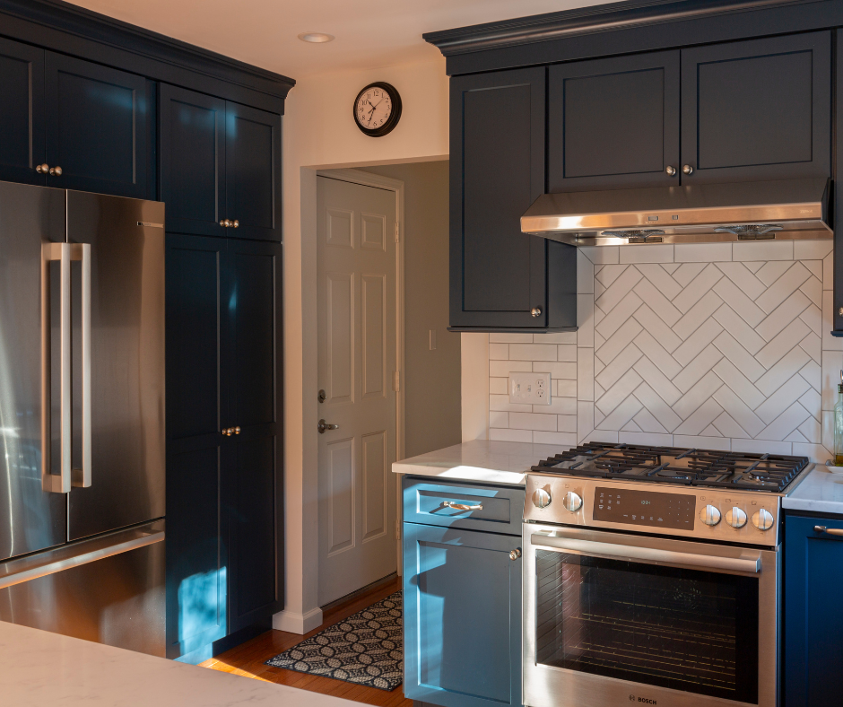 Crisp Blue Kitchen Remodel Randolph, NJ
