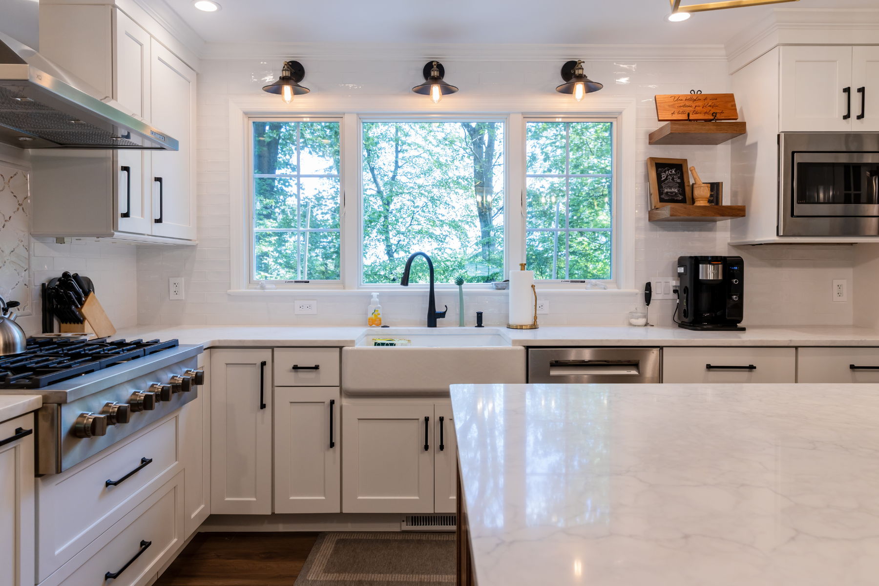 Modern and Open Kitchen Remodel in Morristown, NJ - Perfect for Hosting