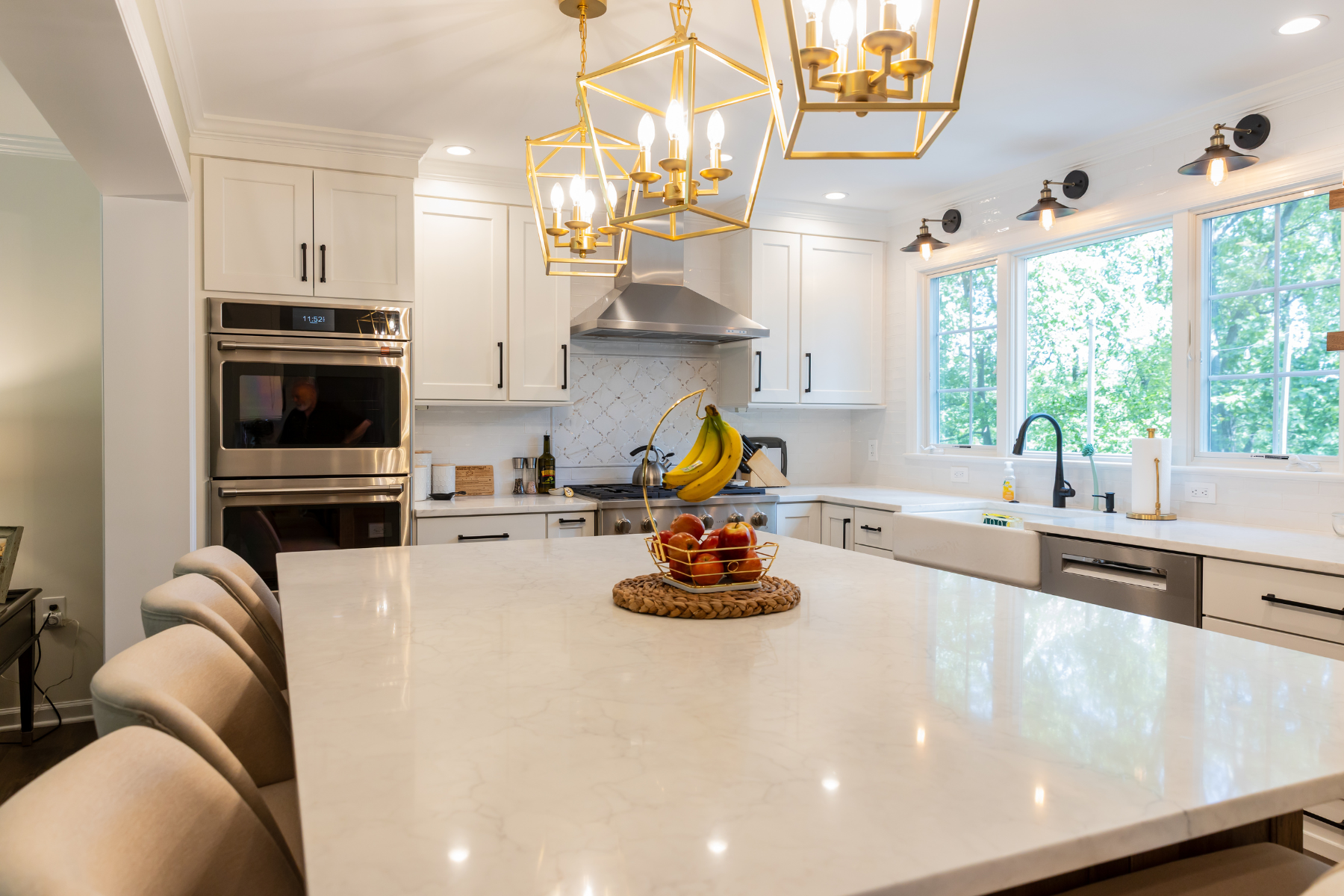 Modern and Open Kitchen Remodel in Morristown, NJ - Perfect for Hosting