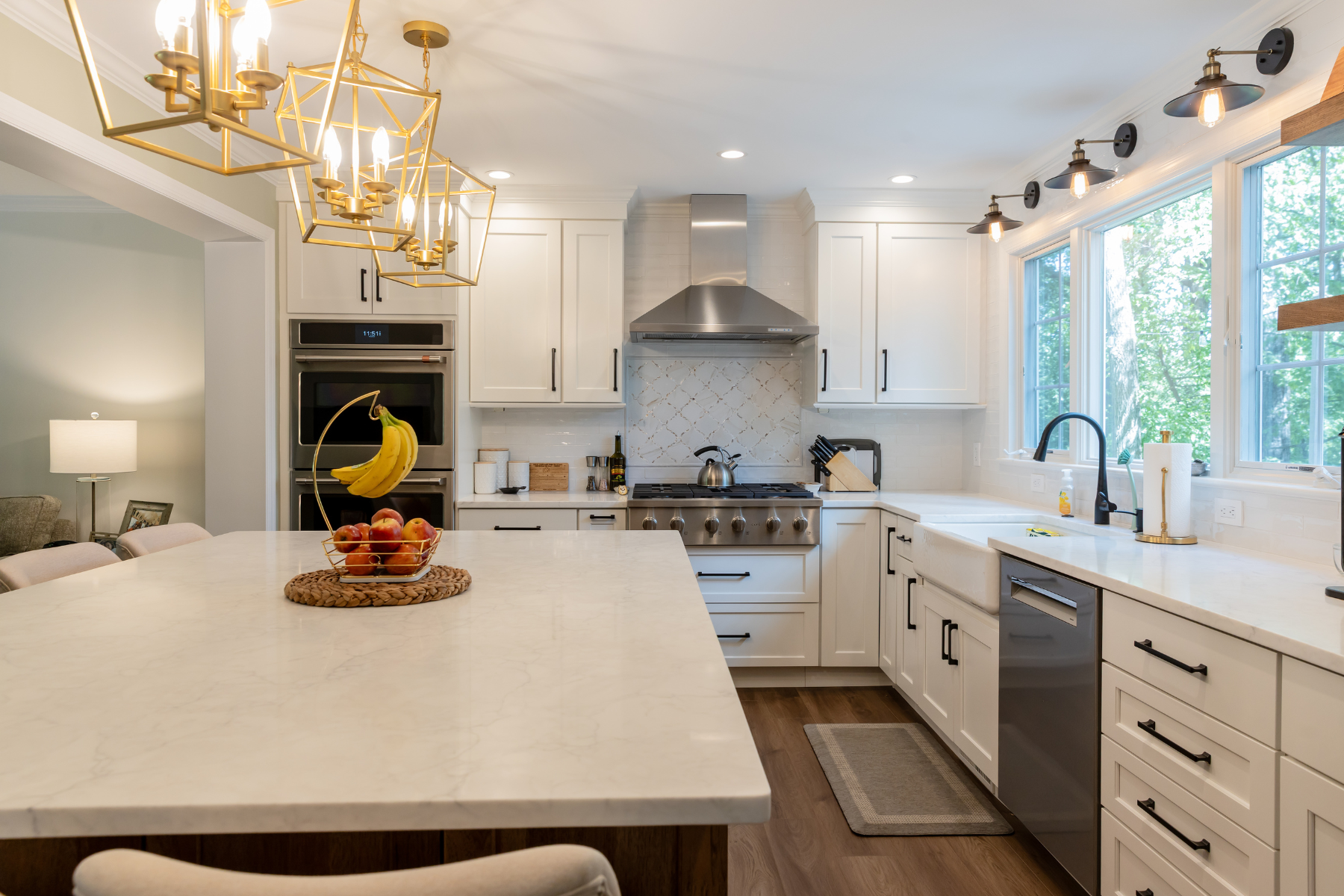Modern and Open Kitchen Remodel in Morristown, NJ - Perfect for Hosting