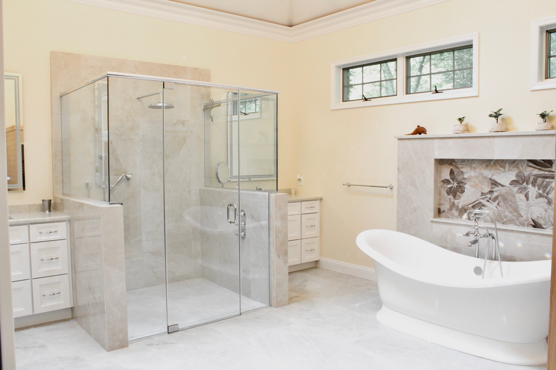 Luxurious Primary Bathroom Mendham, NJ