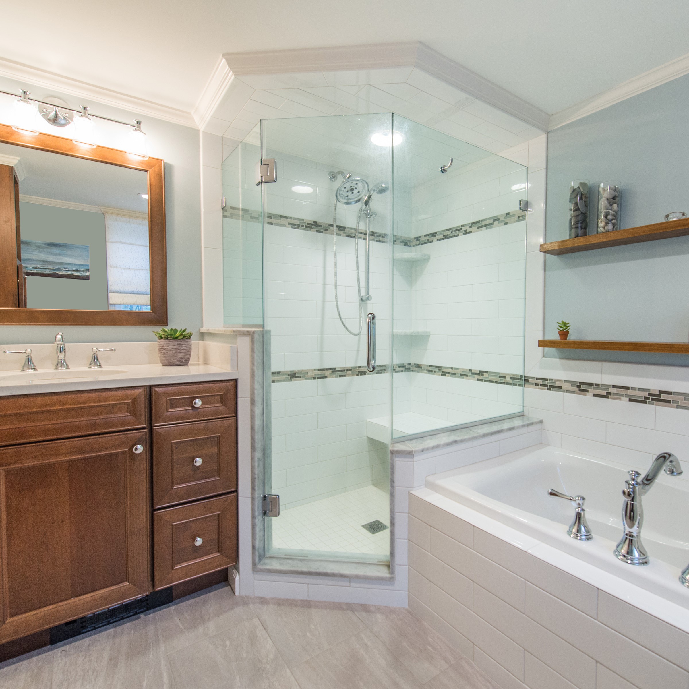 Renovated Bathroom in Bernardsville 