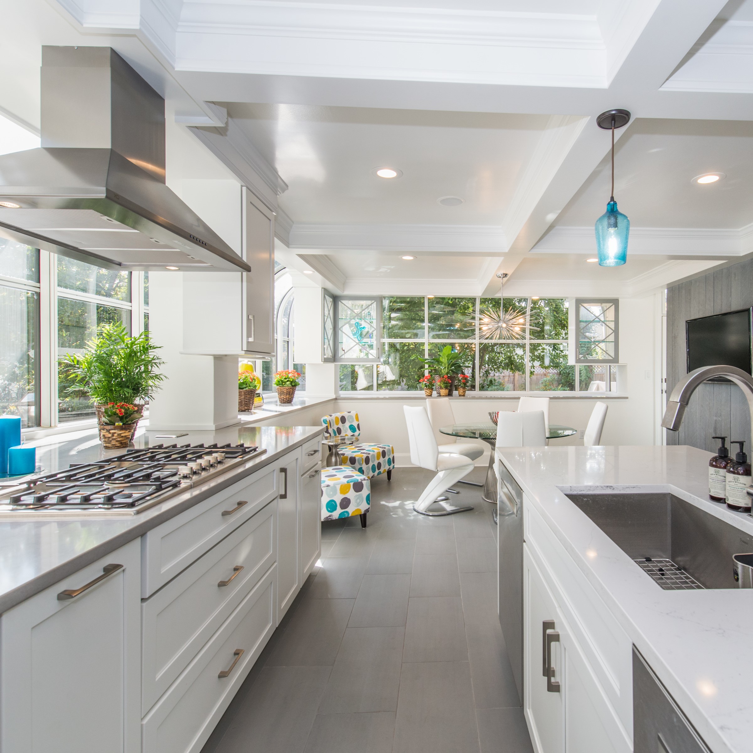 Before & After White Kitchen Remodel in Randolph