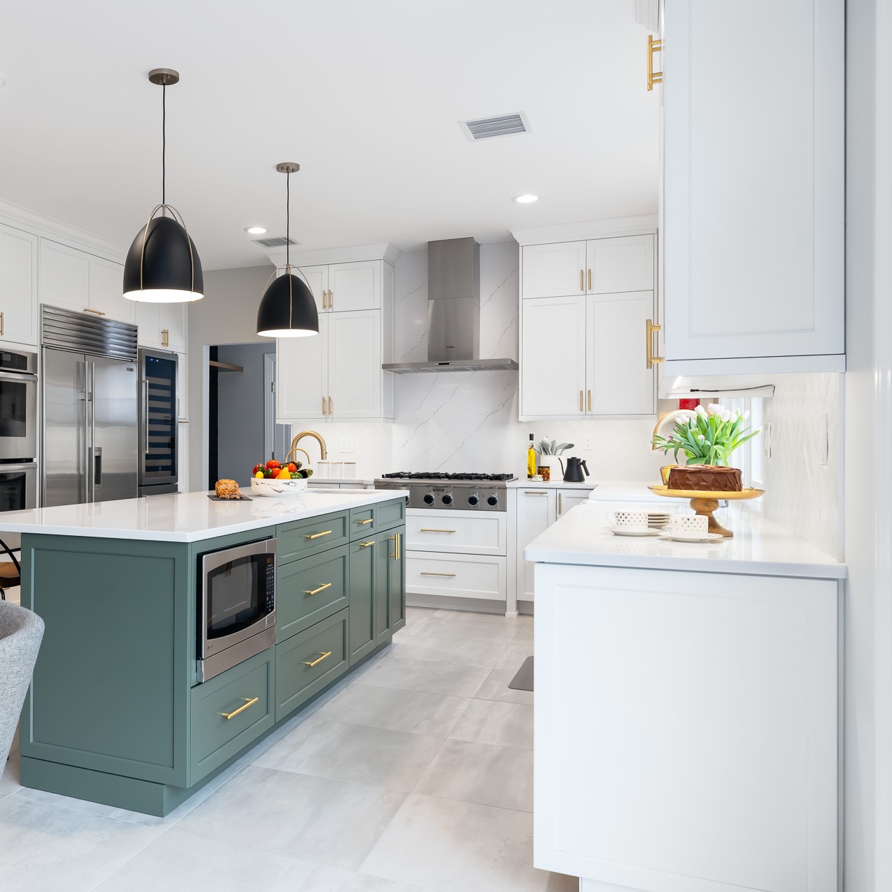 A Modern Towaco Two Tone Kitchen Remodel