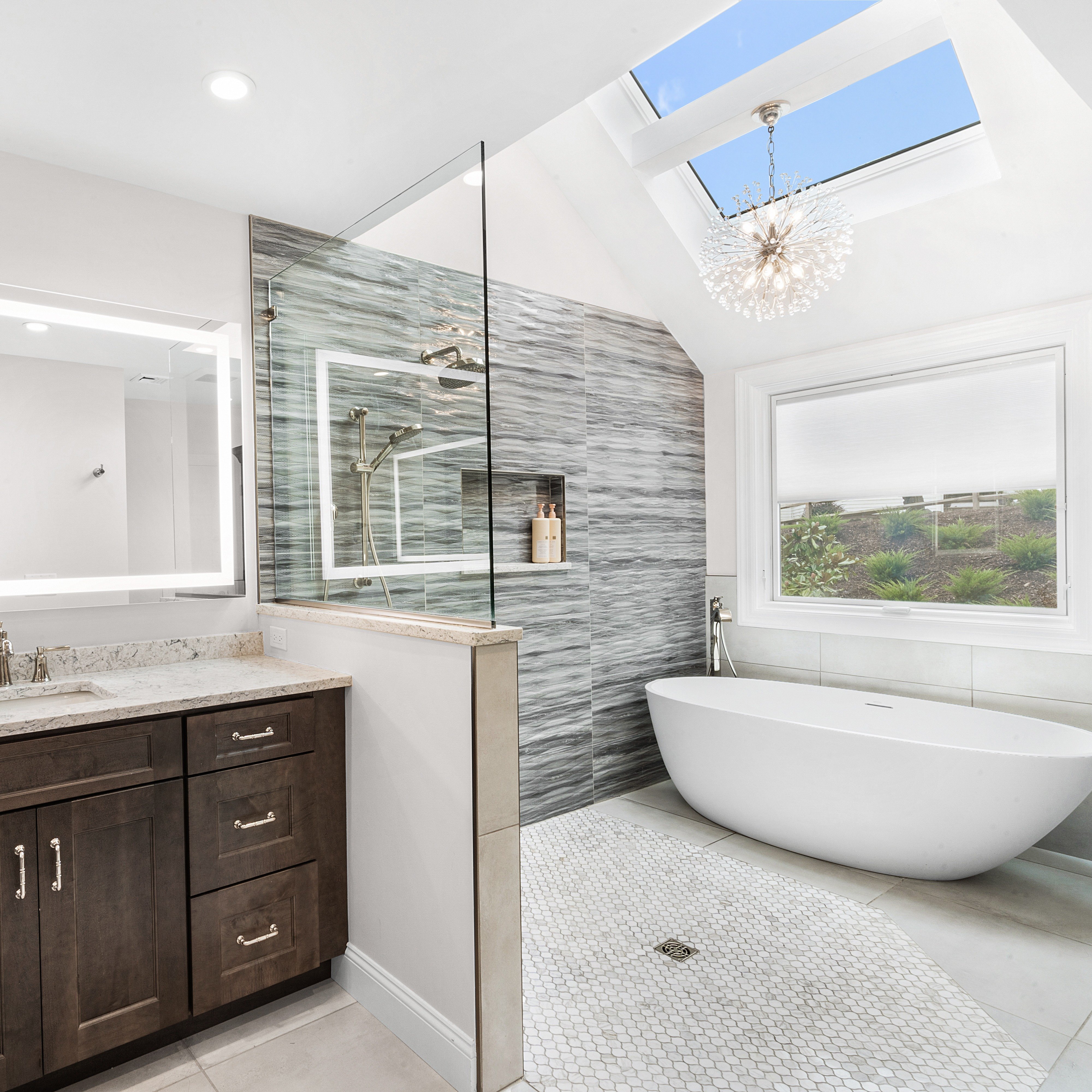  A Beautiful Wetbar & Master Bathroom Remodel in North Caldwel